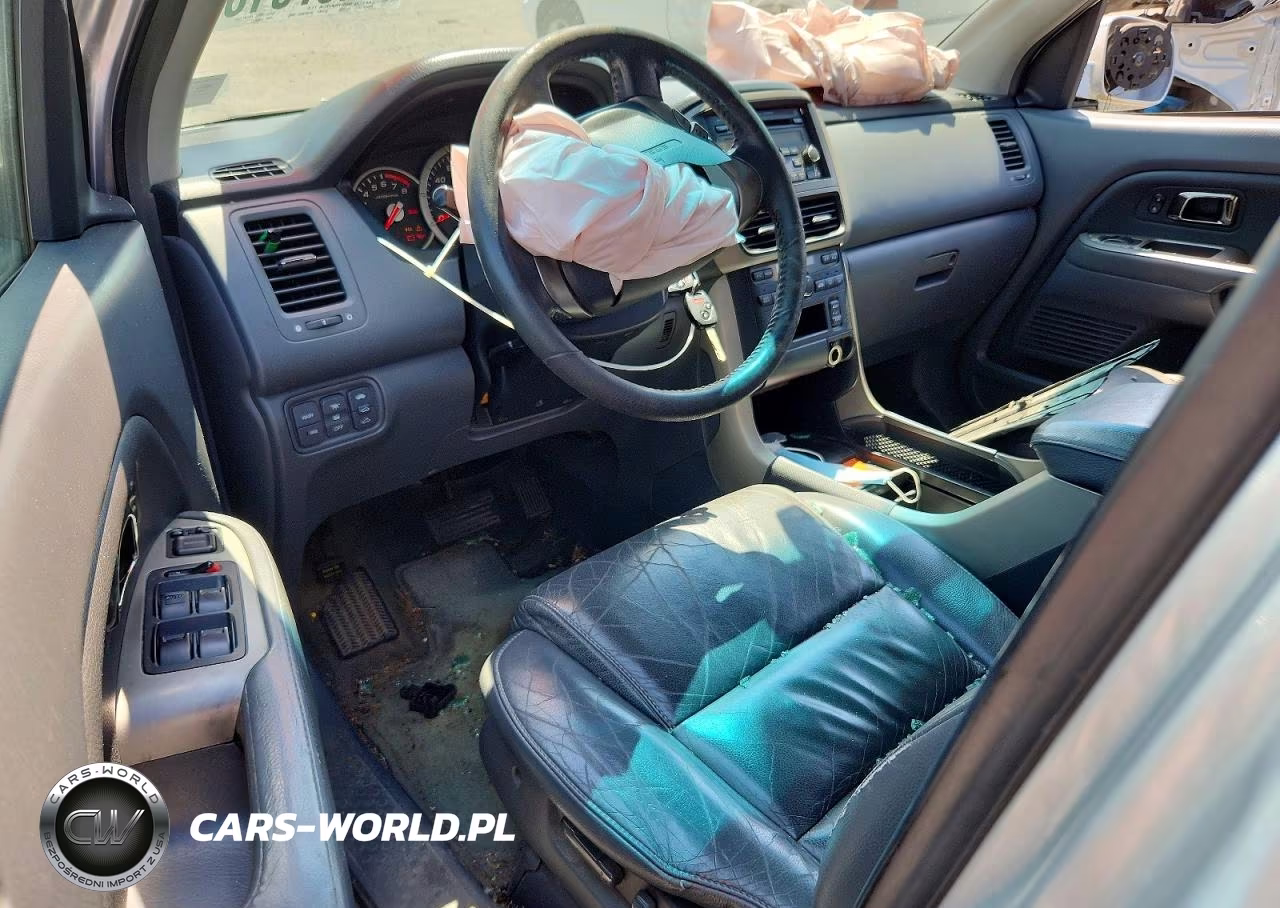 2007 Honda Pilot Exl VIN:2HKYF18567H530851 - 8