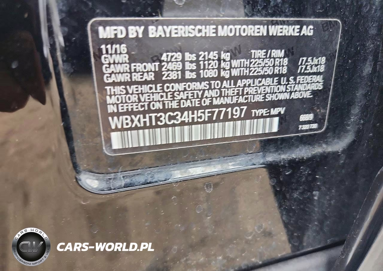 2017 BMW X1 xDrive28I VIN:WBXHT3C34H5F77197 - 12