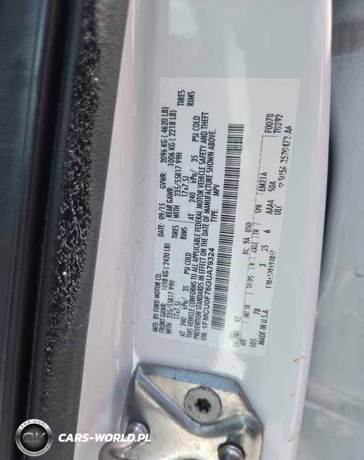 2016 Ford Escape S VIN:1FMCU0F76GUA79324 - 13