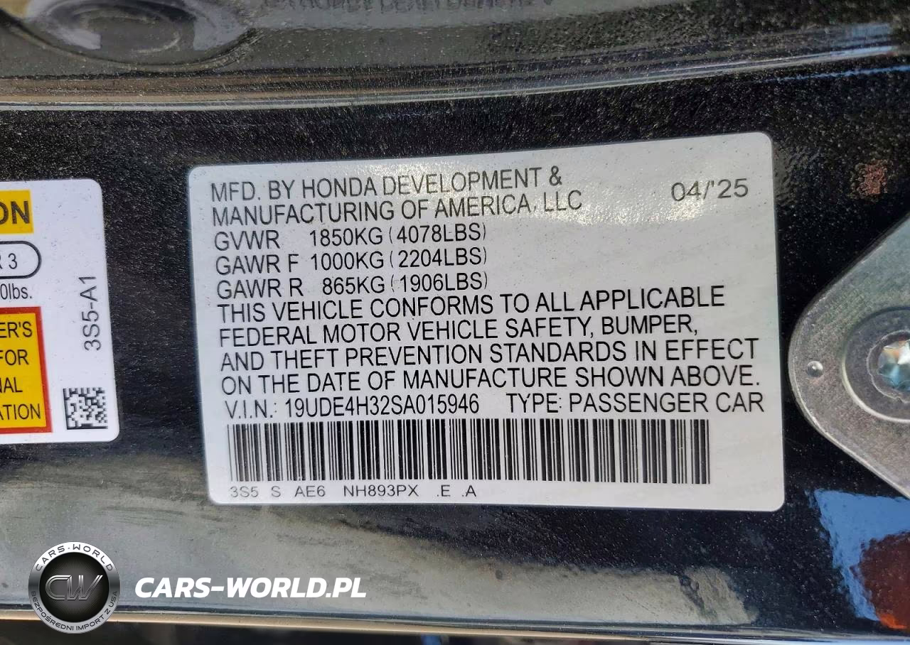 2025 Acura Integra VIN:19UDE4H32SA015946 - 13