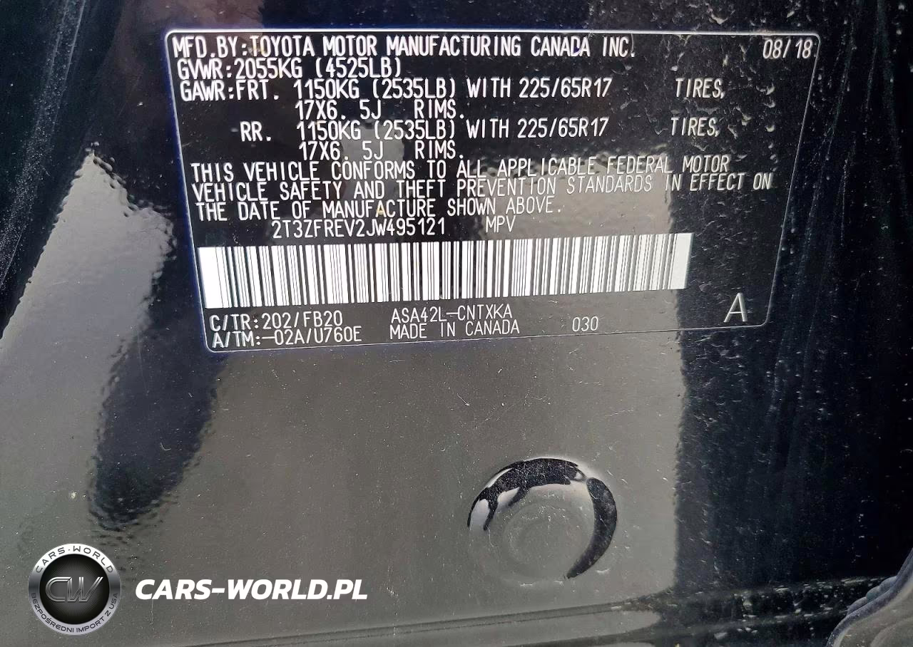 2018 Toyota Rav4 Le VIN:2T3ZFREV2JW495121 - 13