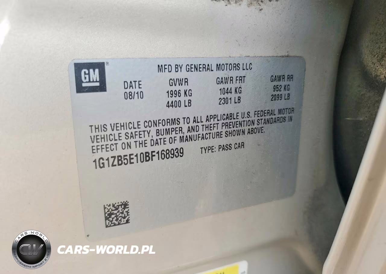 2011 Chevrolet Malibu Ls VIN:1G1ZB5E10BF168939 - 12