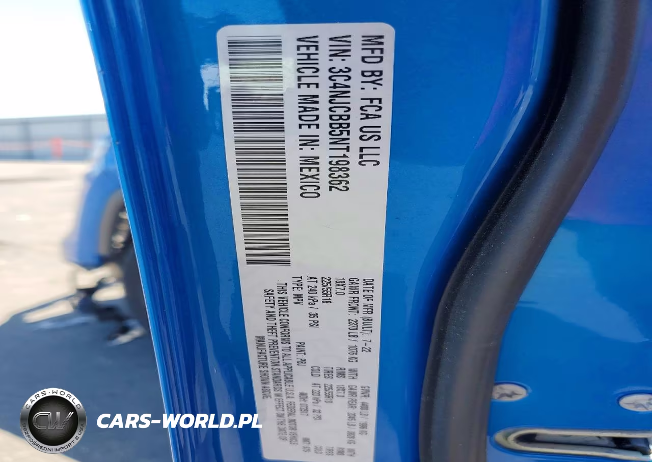 2022 Jeep Compass Latitude VIN:3C4NJCBB5NT198362 - 13
