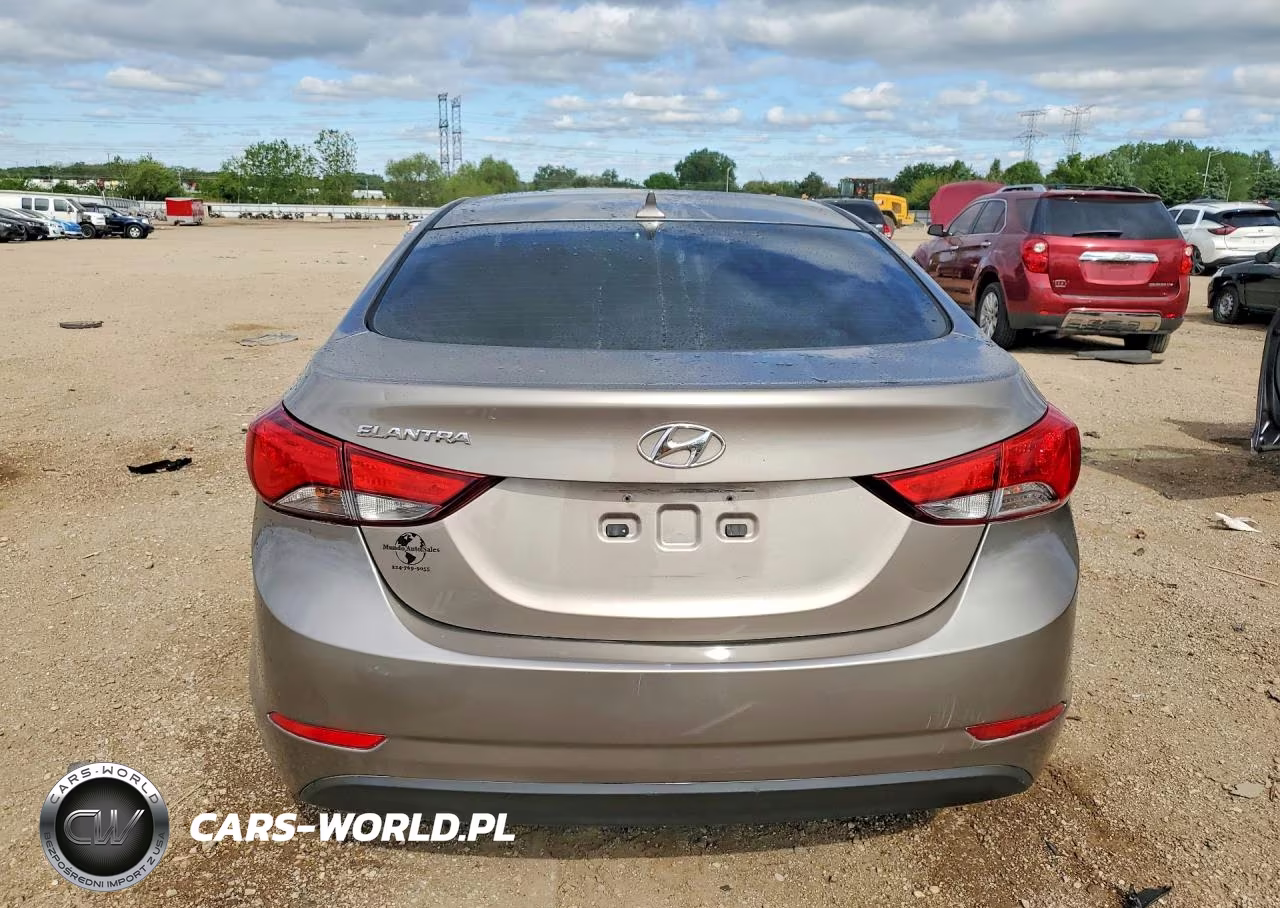 2015 Hyundai Elantra Se VIN:5NPDH4AE2FH620100 - 6