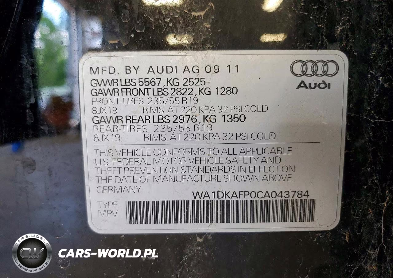 2012 Audi Q5 Premium Plus VIN:WA1DKAFP0CA043784 - 13
