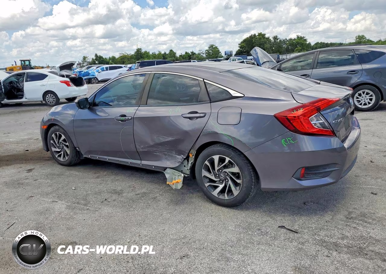 2016 Honda Civic Ex VIN:19XFC2F73GE037238 - 2
