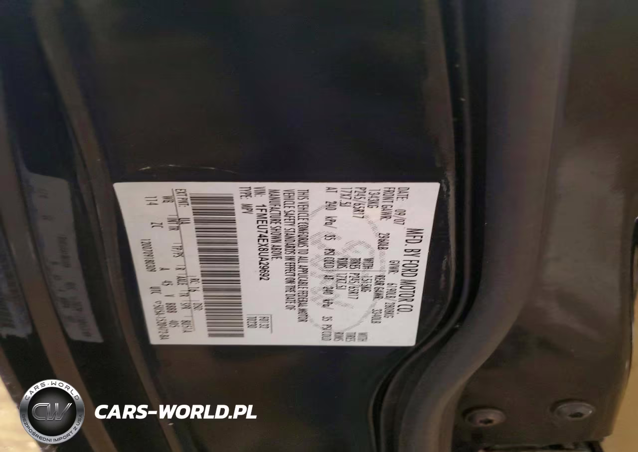 2008 Ford Explorer Eddie Bauer VIN:1FMEU74EX8UA29692 - 13