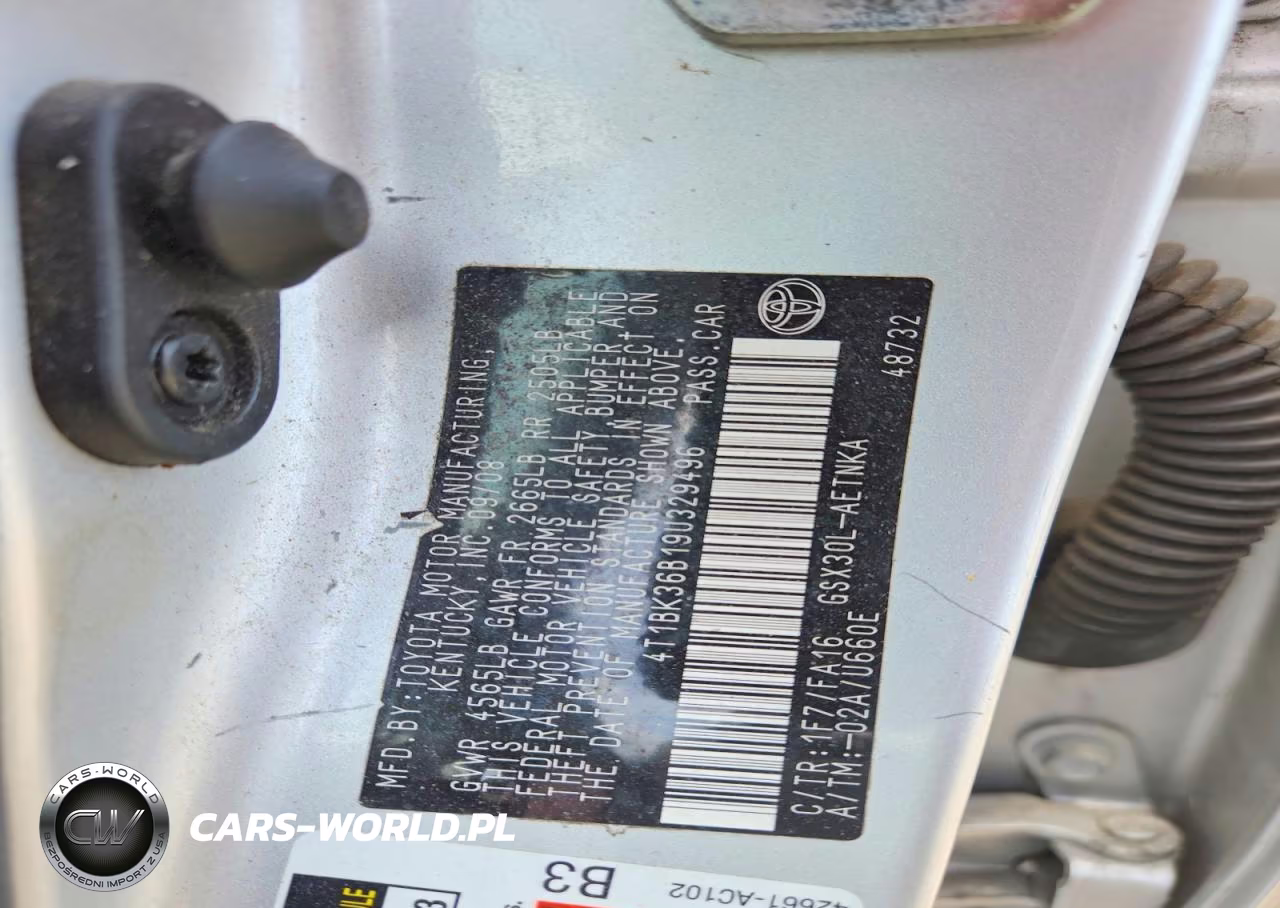 2009 Toyota Avalon Xl VIN:4T1BK36B19U329496 - 12