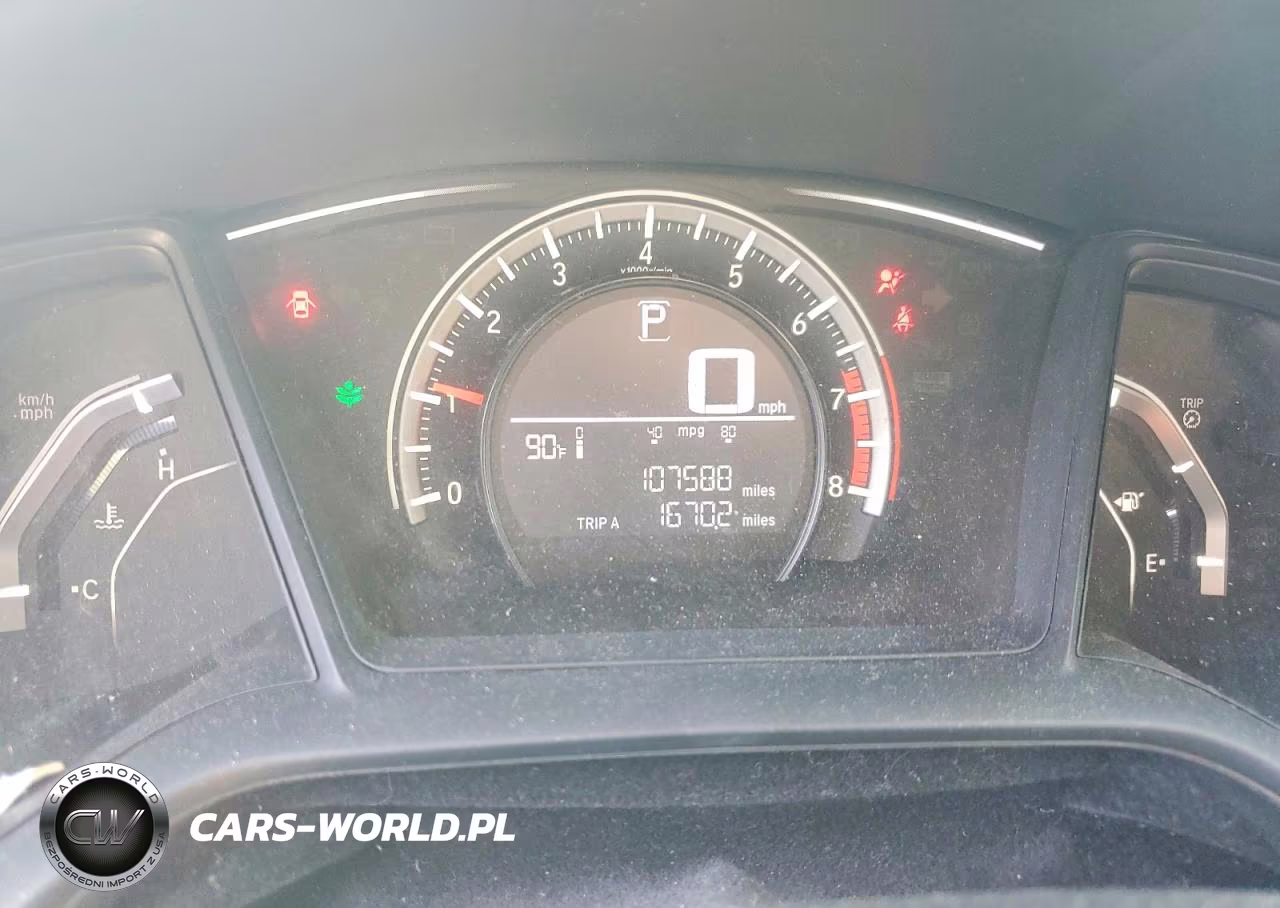 2016 Honda Civic Lx VIN:19XFC2F53GE047458 - 9