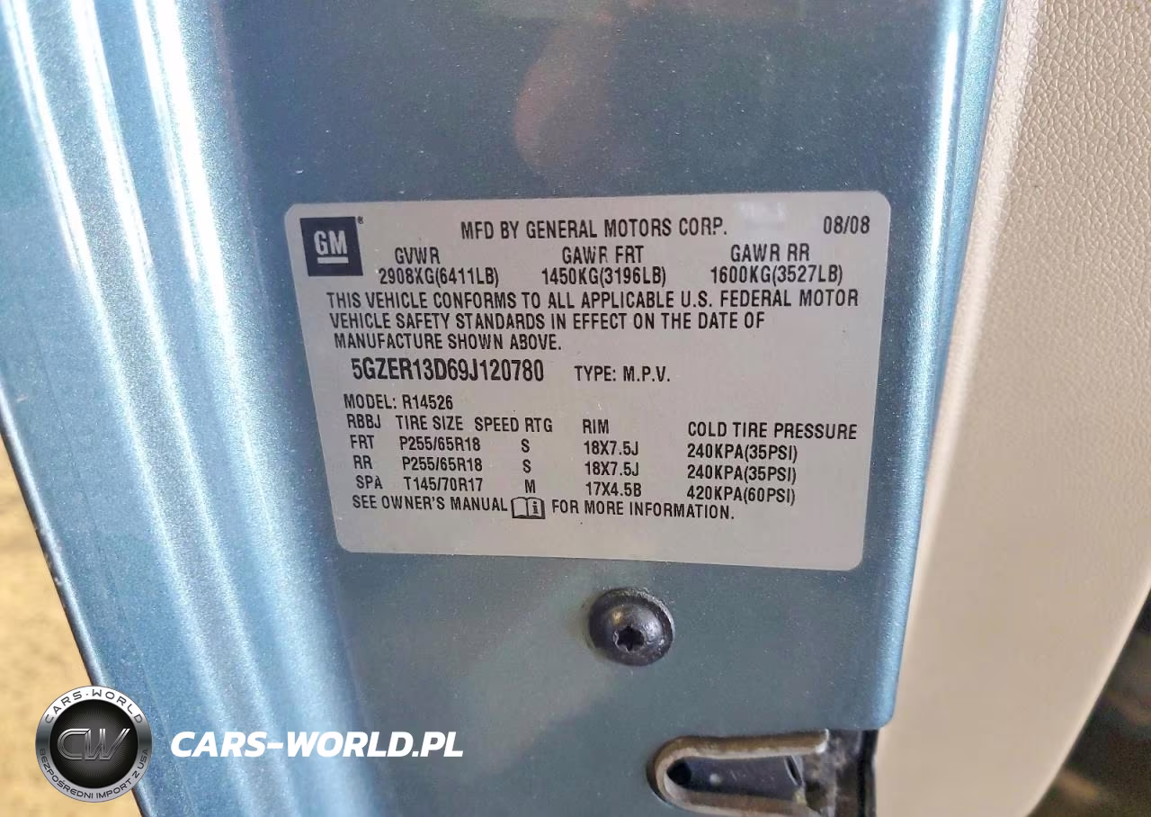 2009 Saturn Outlook Xe VIN:5GZER13D69J120780 - 13