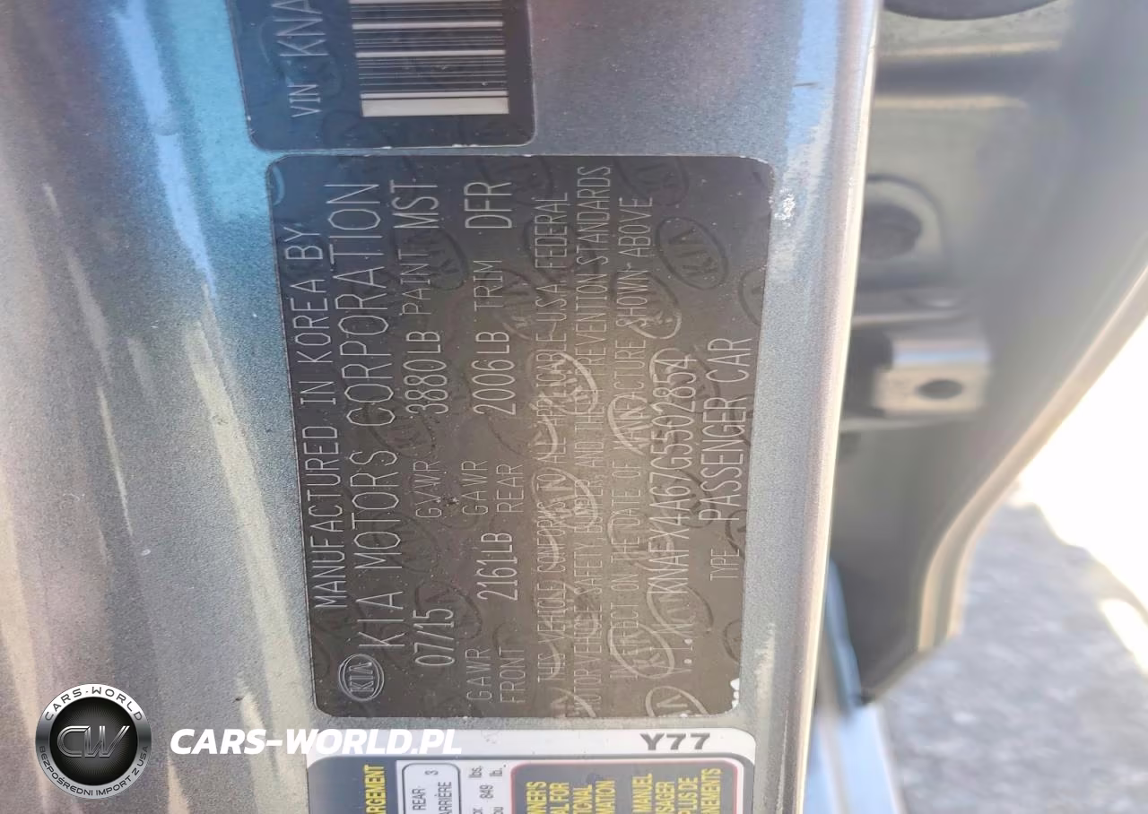 2016 Kia Forte Lx VIN:KNAFX4A67G5502854 - 12