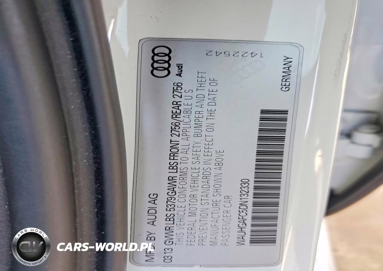 2013 Audi A6 Prestige VIN:WAUHGAFC5DN132330 - 12