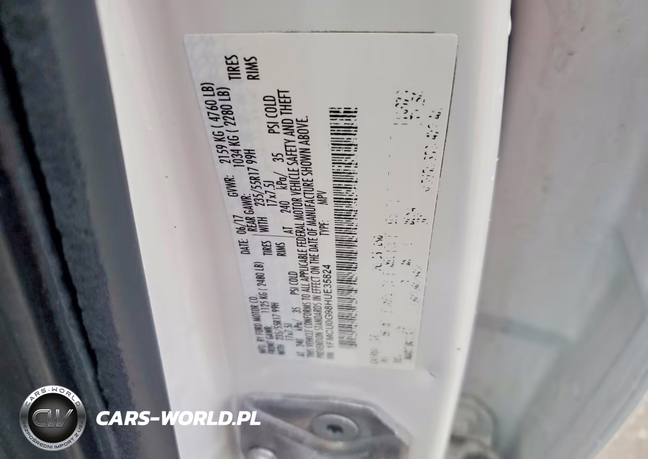 2017 Ford Escape Se VIN:1FMCU0G98HUE35824 - 13