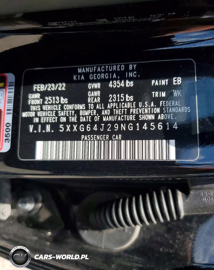2022 Kia K5 Gt Line VIN:5XXG64J29NG145614 - 12