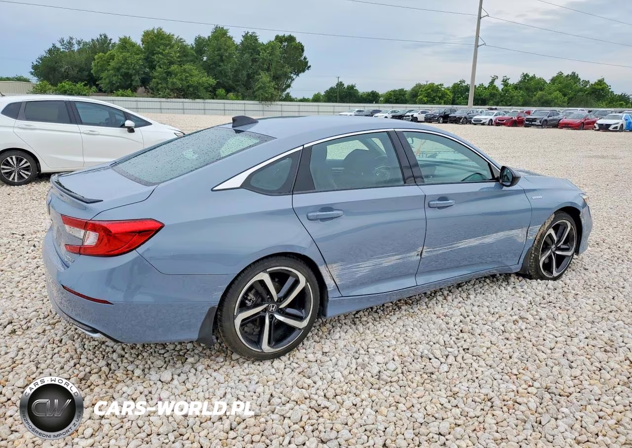 2022 Honda Accord Hybrid Sport VIN:1HGCV3F21NA033598 - 3