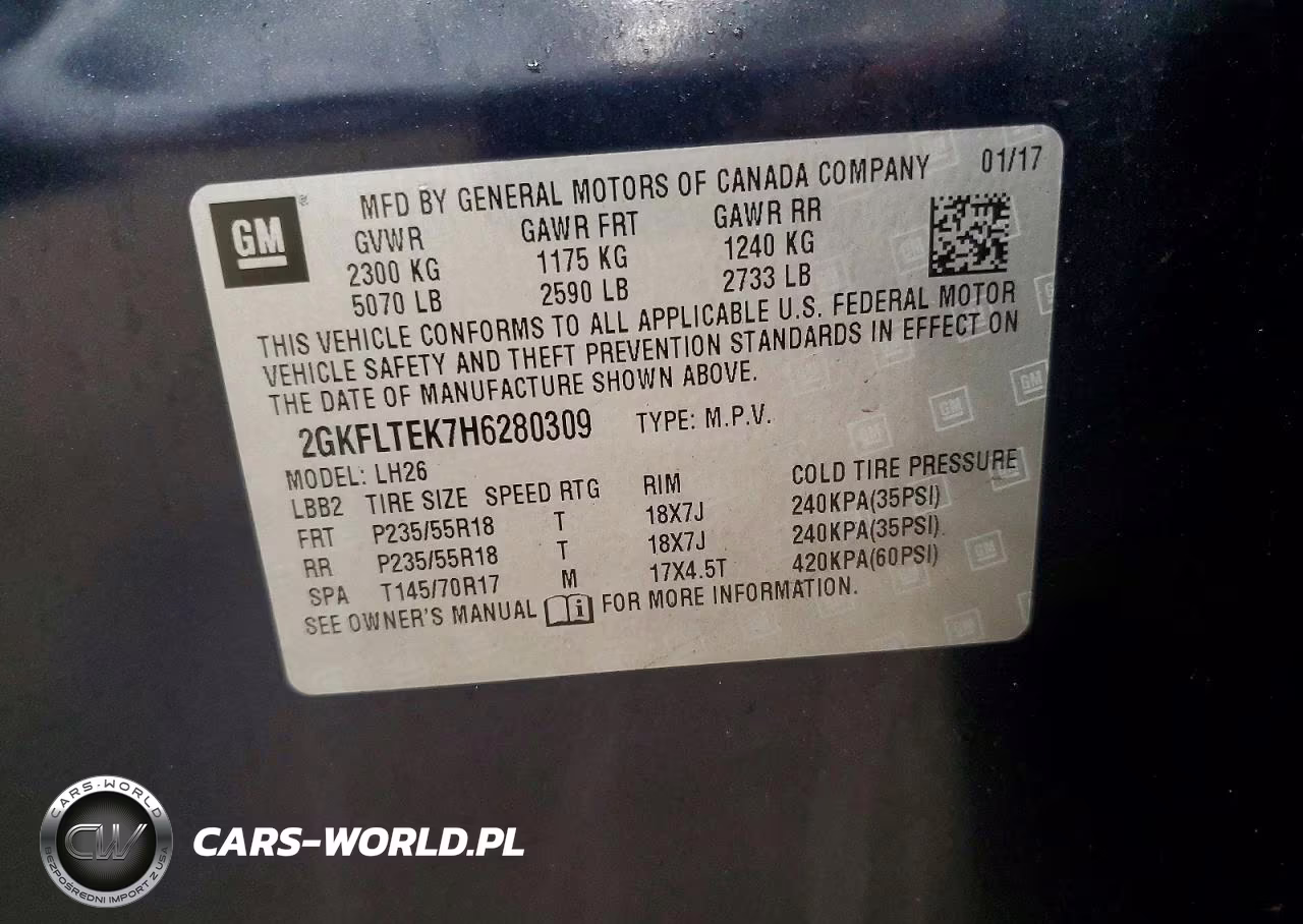 2017 GMC Terrain Sle VIN:2GKFLTEK7H6280309 - 13
