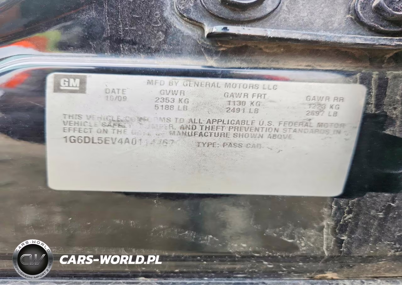 2010 Cadillac Cts Standard VIN:1G6DL5EV4A0114467 - 12
