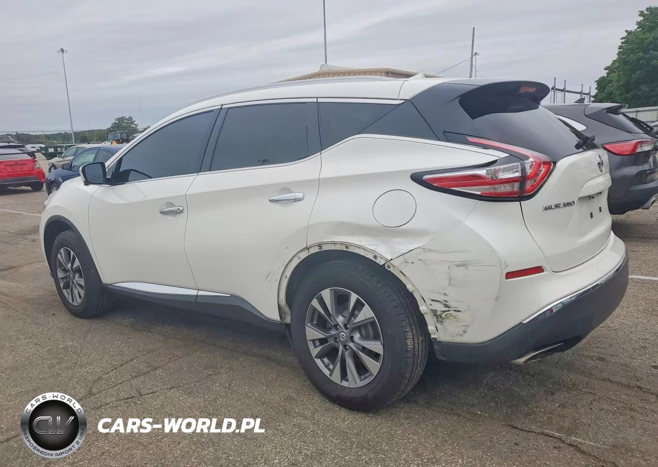 2015 Nissan Murano Sl VIN:5N1AZ2MH4FN274010 - 2