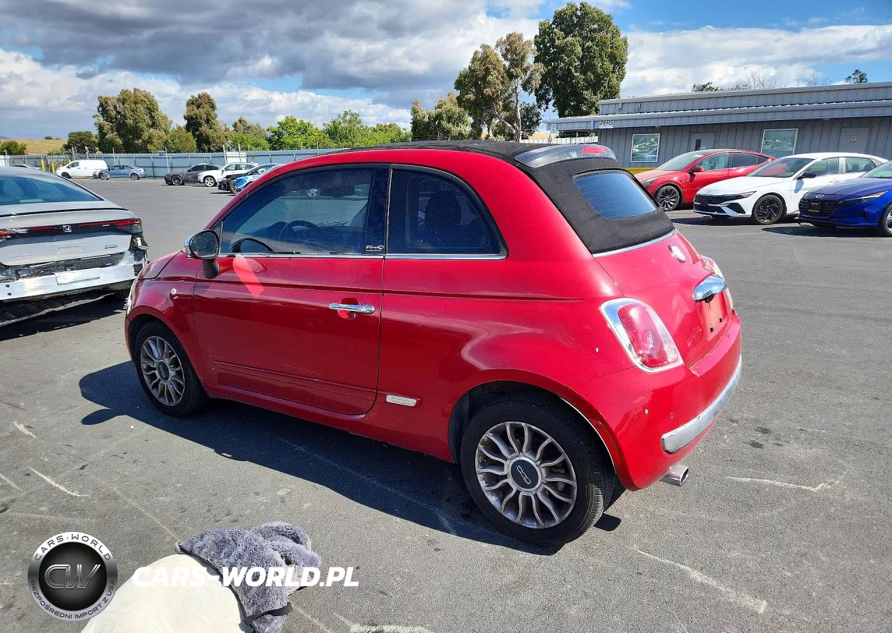 2012 Fiat 500 Lounge VIN:3C3CFFER6CT365946 - 2