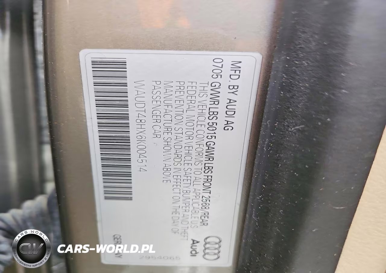2006 Audi A4 Quattro VIN:WAUDT48HX6K004514 - 12