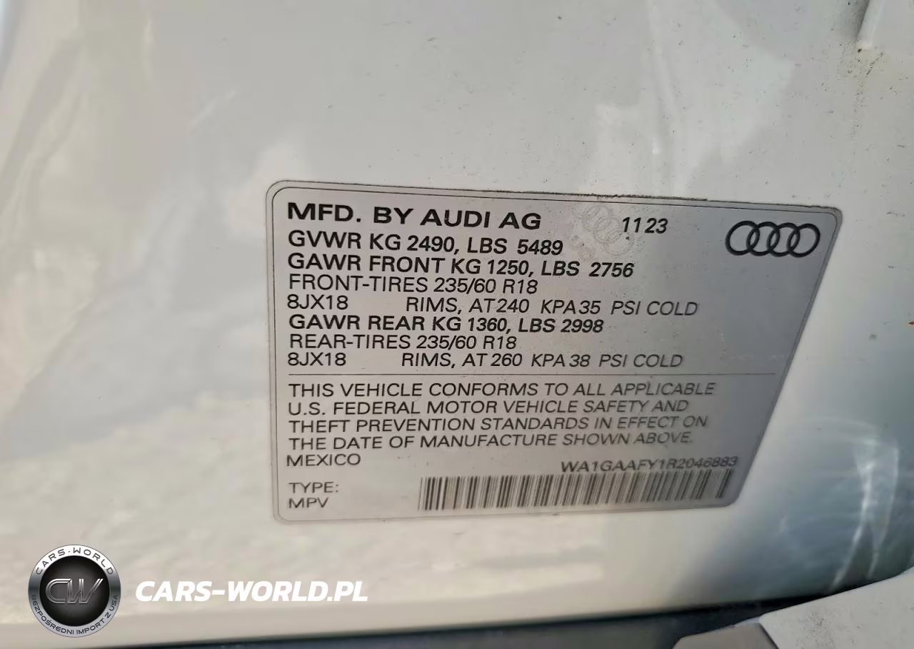 2024 Audi Q5 Premium 45 VIN:WA1GAAFY1R2046883 - 13