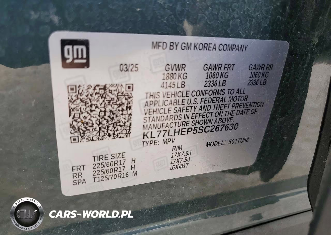 2025 Chevrolet Trax 1Lt VIN:KL77LHEP5SC267630 - 13