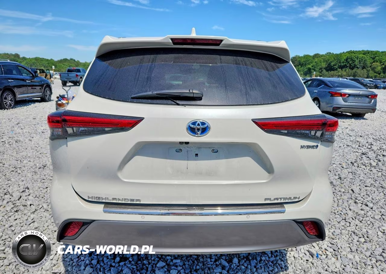 2021 Toyota Highlander Hybrid Platinum VIN:5TDFARAH6MS004699 - 6
