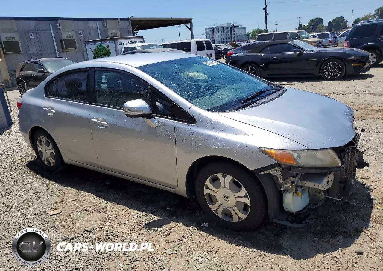2012 Honda Civic Hybrid VIN:JHMFB4F25CS000443 - 4
