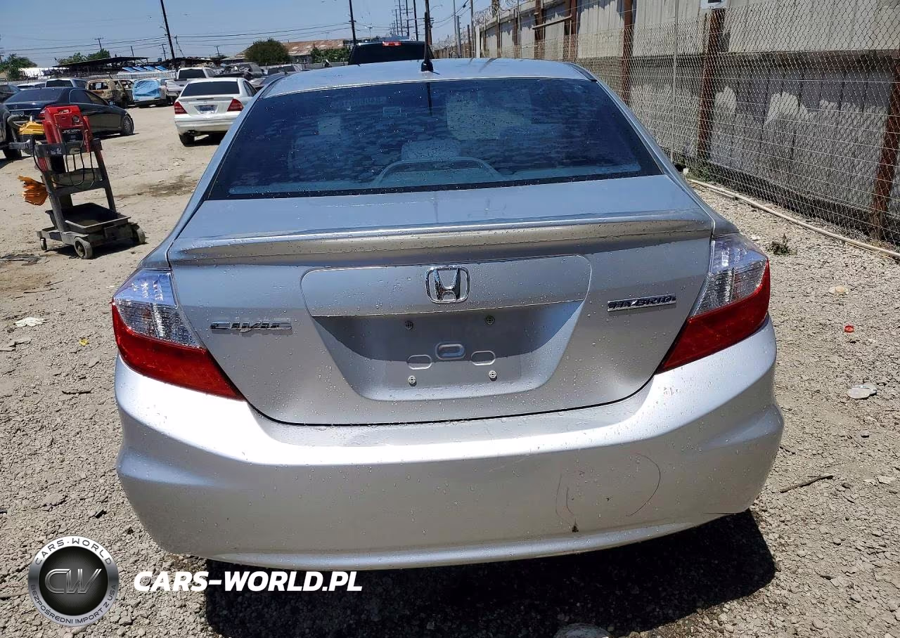 2012 Honda Civic Hybrid VIN:JHMFB4F25CS000443 - 6