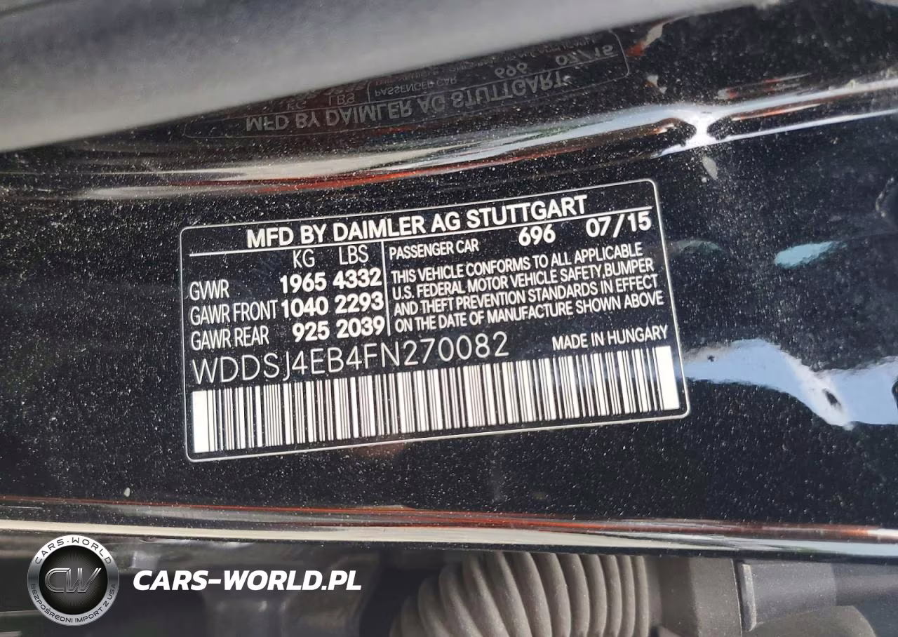 2015 Mercedes-Benz Cla-Class Cla250 4Ma VIN:WDDSJ4EB4FN270082 - 12