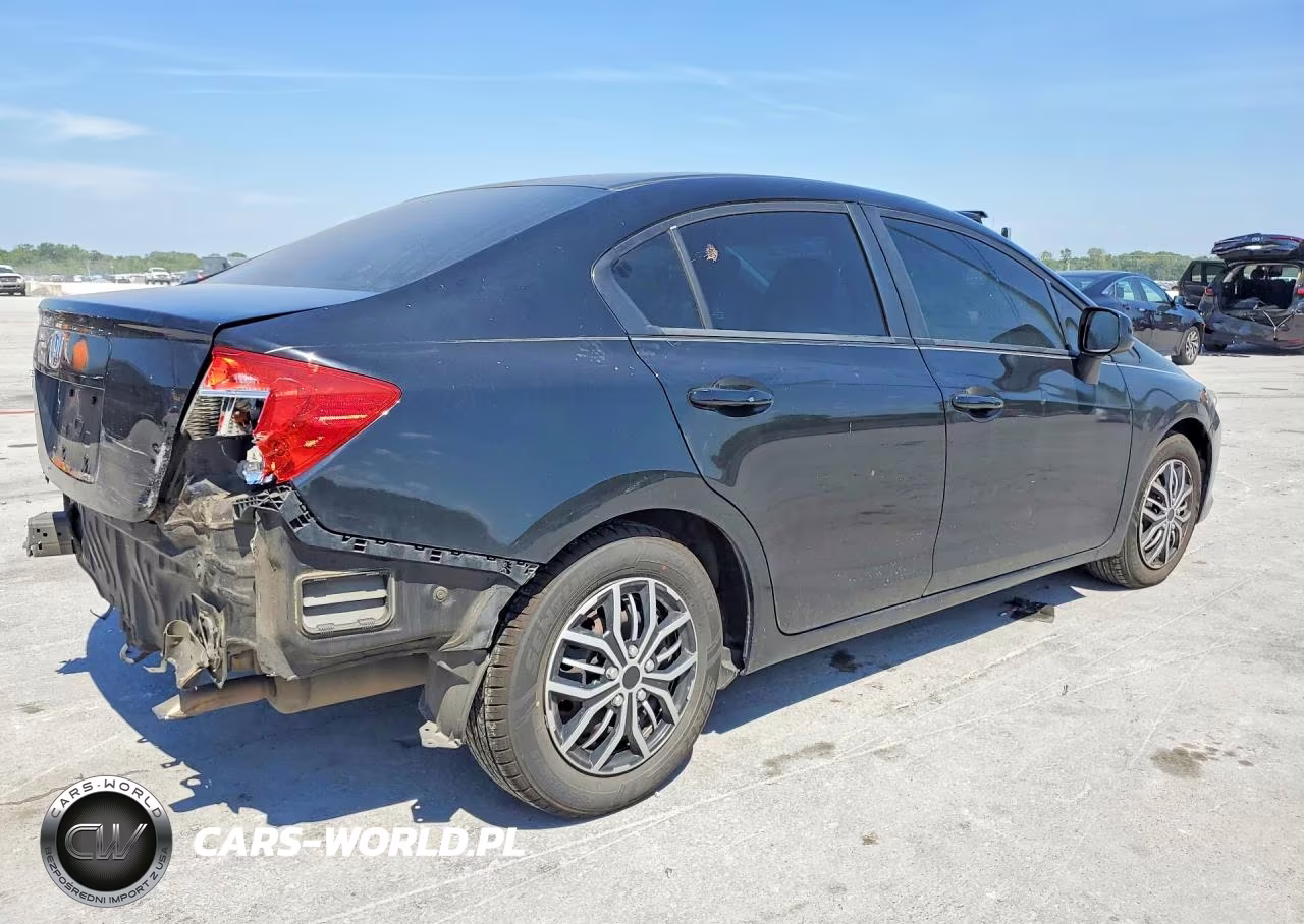 2012 Honda Civic Lx VIN:19XFB2F52CE094185 - 3