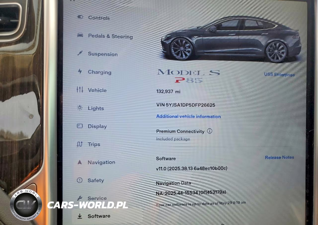 2013 Tesla Model S VIN:5YJSA1DP5DFP26625 - 9