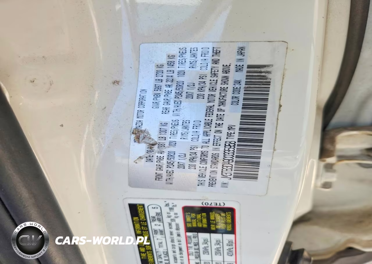 2012 Mazda Cx-9 VIN:JM3TB3DA9C0335958 - 12