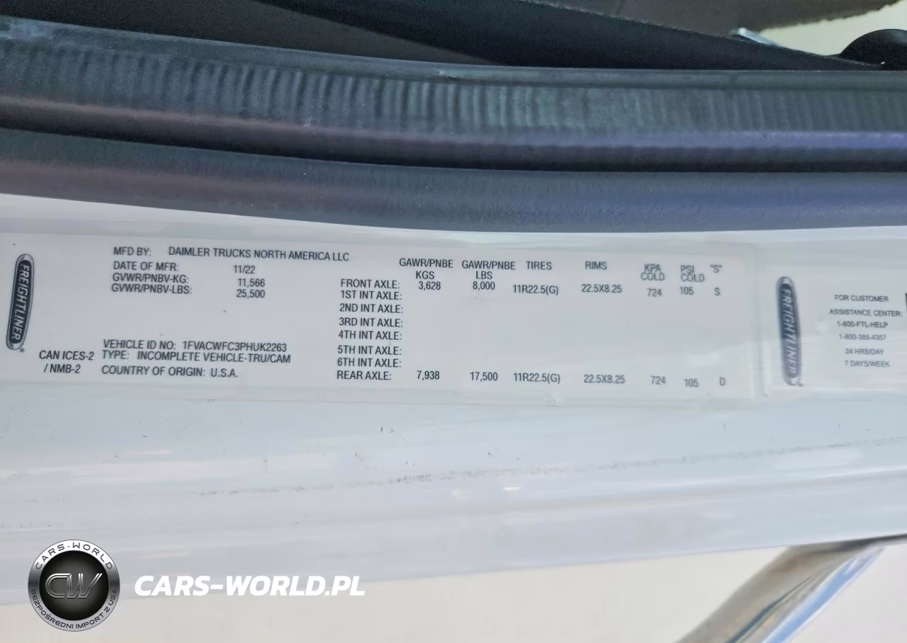 2023 Freightliner Business Class M2 Box Truck VIN:1FVACWFC3PHUK2263 - 10