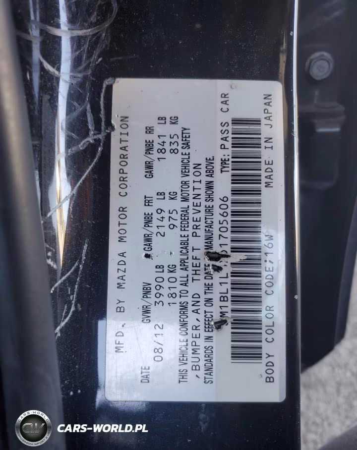 MAZDA 3 I VIN:JM1BL1L8XD1705606 - 12