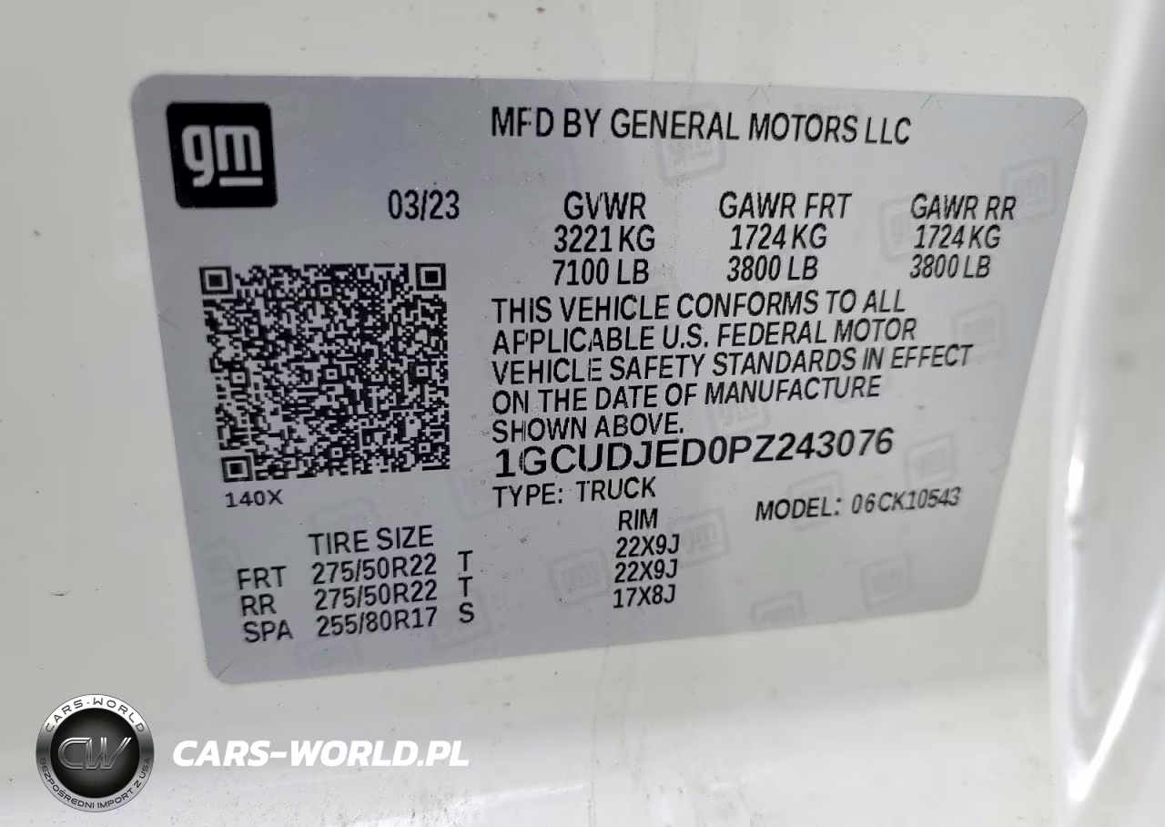 2023 Chevrolet Silverado K1500 High Country VIN:1GCUDJED0PZ243076 - 13