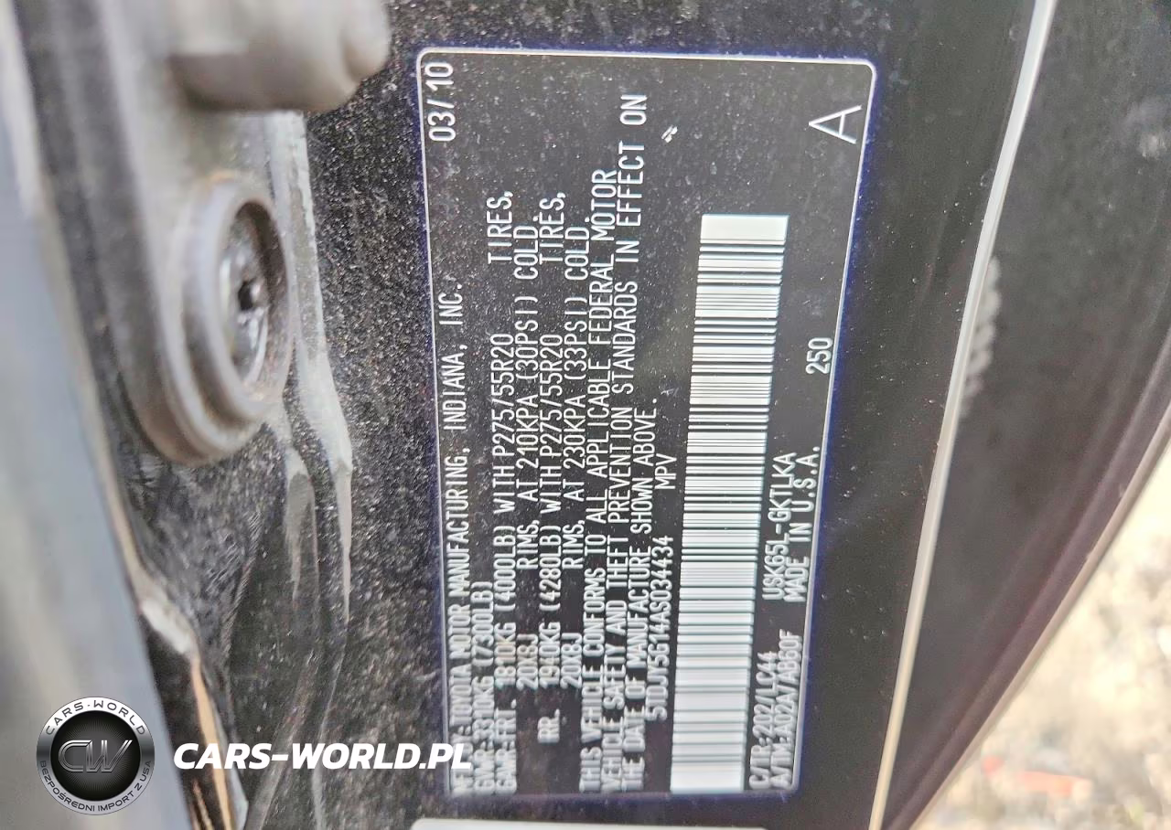 2010 Toyota Sequoia Limited VIN:5TDJY5G14AS034434 - 13