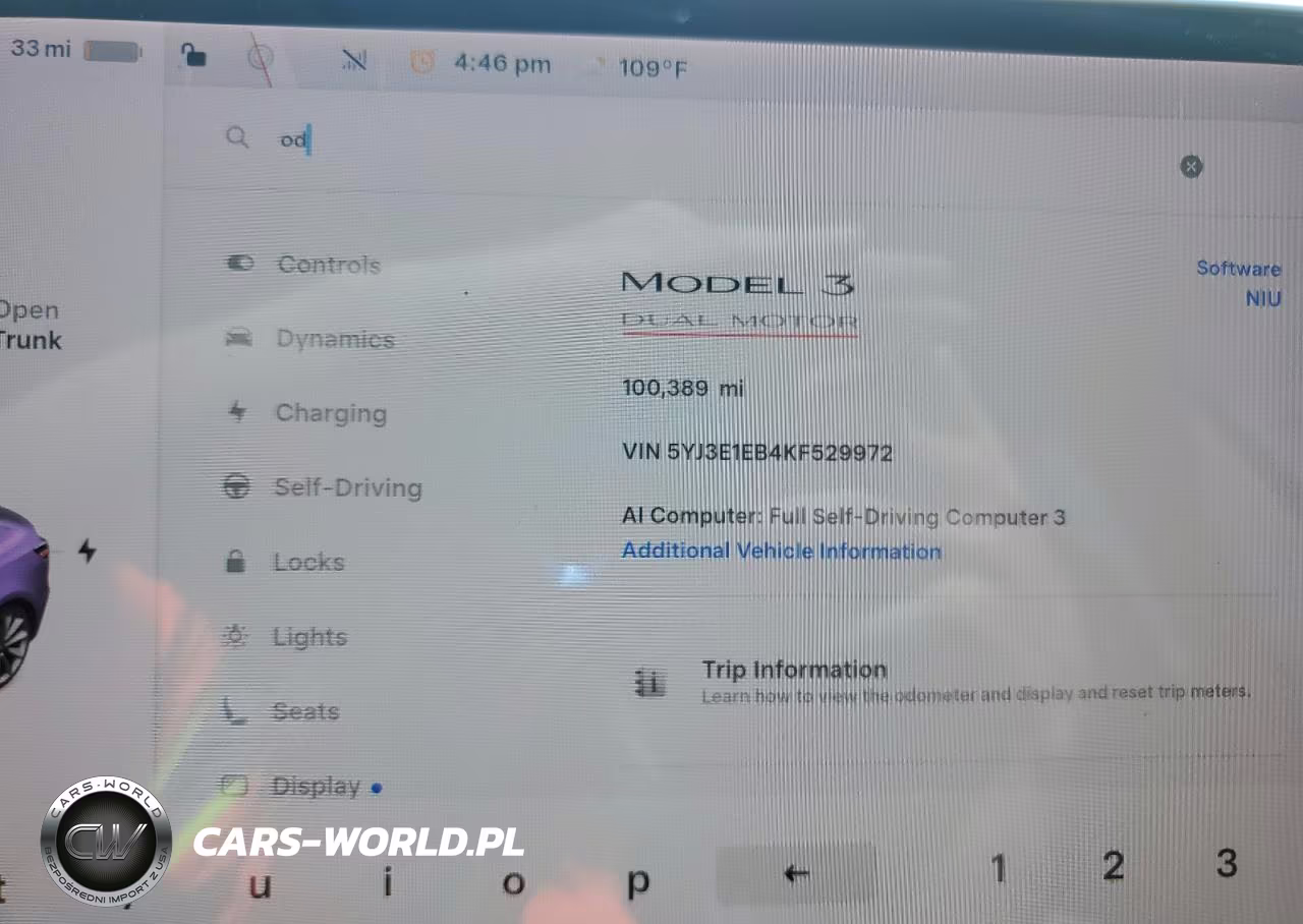 2019 Tesla Model 3 VIN:5YJ3E1EB4KF529972 - 9