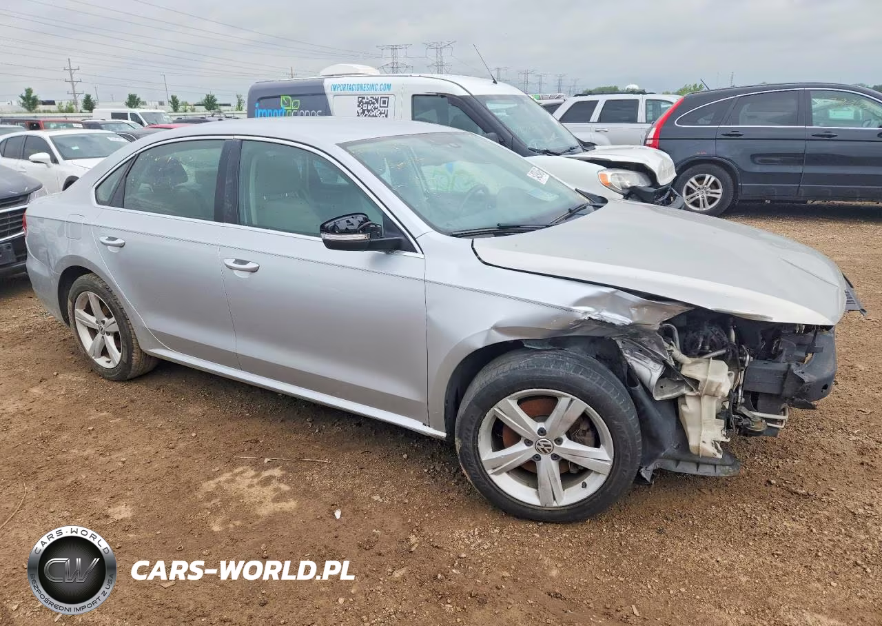 2014 Volkswagen Passat Se VIN:1VWBT7A38EC118205 - 4