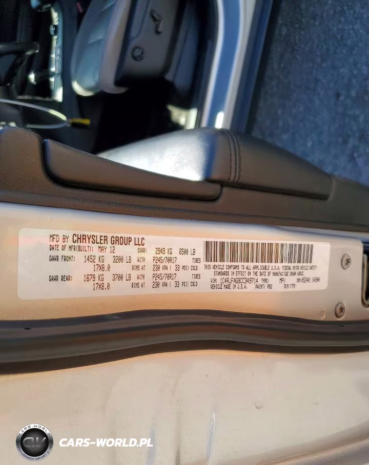 2012 Jeep Grand Cherokee Laredo VIN:1C4RJFAG9CC349714 - 13