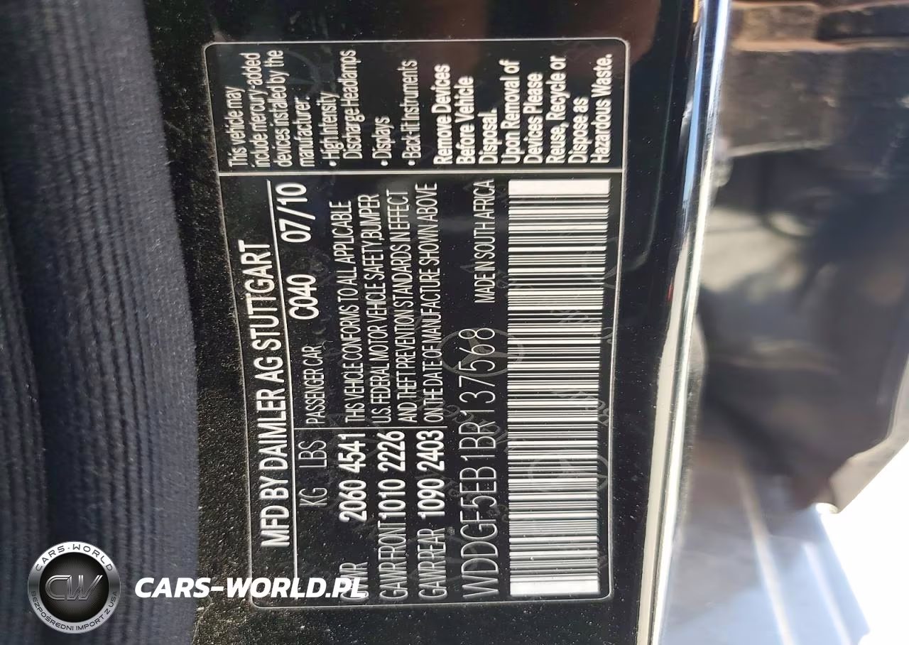 2011 Mercedes-Benz C 300 VIN:WDDGF5EB1BR137568 - 12