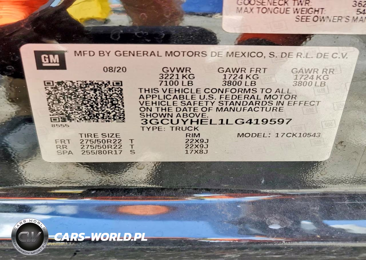 2020 Chevrolet Silverado K1500 High Country VIN:3GCUYHEL1LG419597 - 13