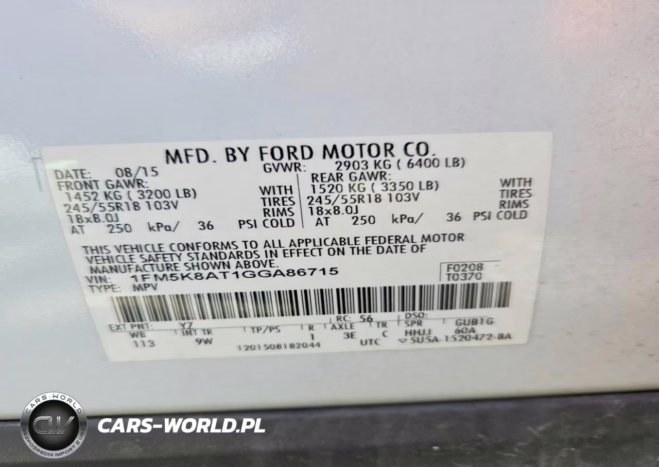 2016 Ford Explorer Police Interceptor VIN:1FM5K8AT1GGA86715 - 13