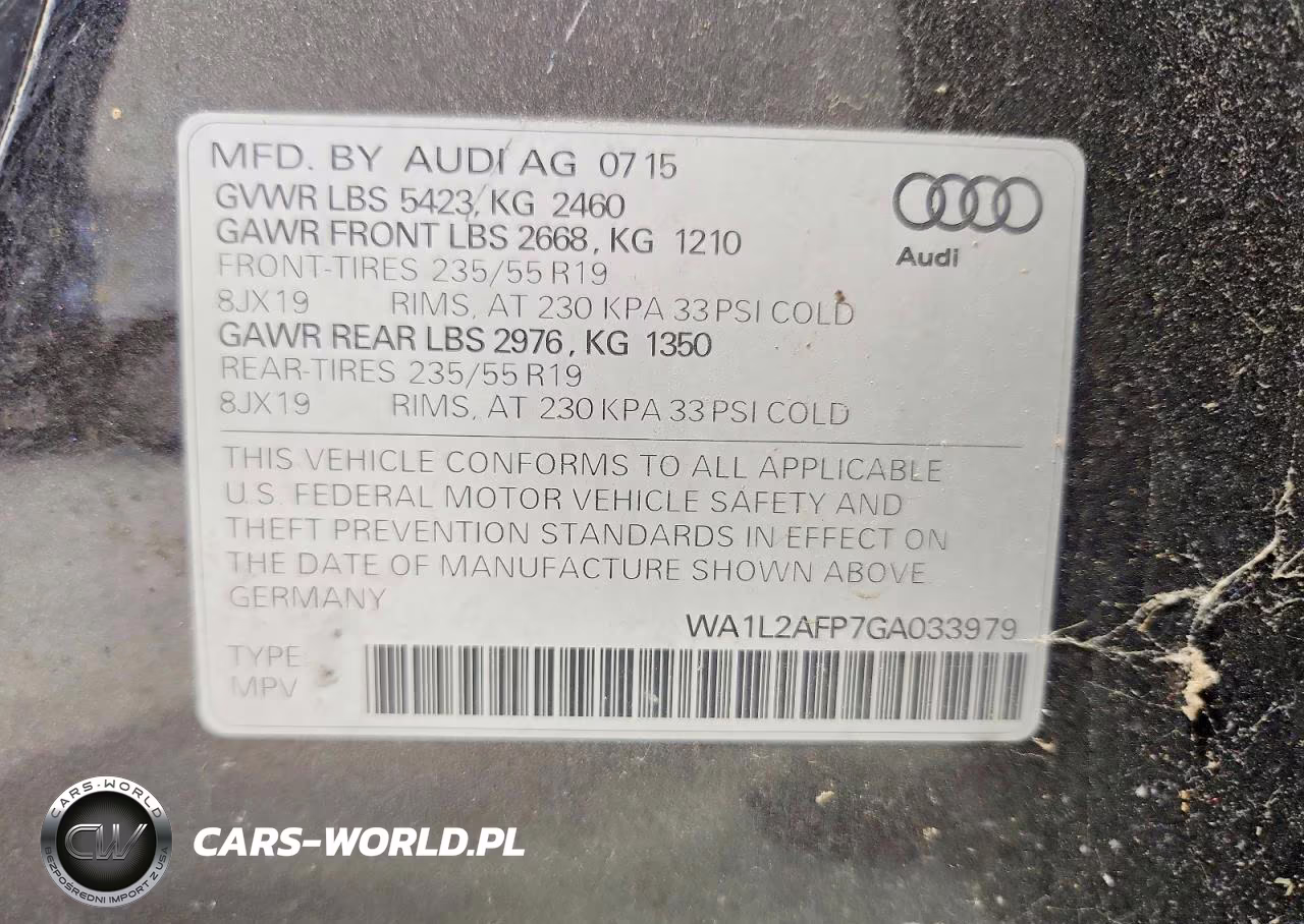 2016 Audi Q5 Premium Plus VIN:WA1L2AFP7GA033979 - 14
