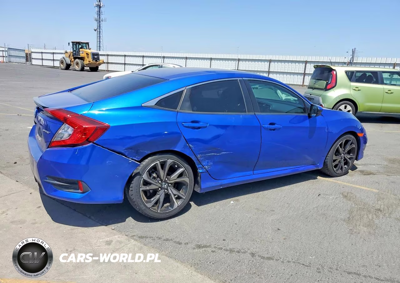 2021 Honda Civic Sport VIN:2HGFC2F81MH547596 - 3