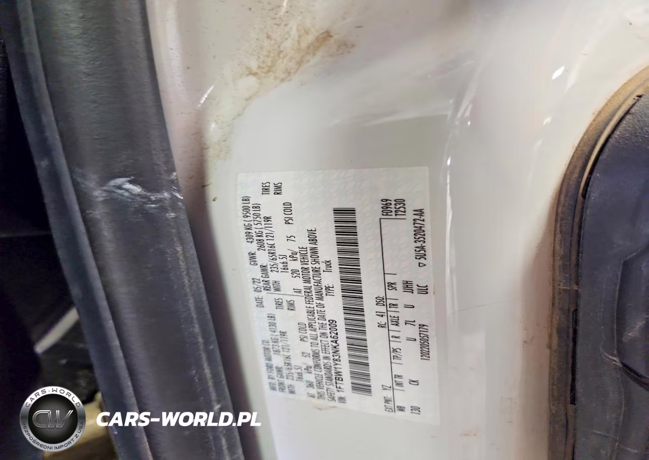 2022 Ford Transit 350 Delivery Van VIN:1FTBW1Y83NKA62009 - 14