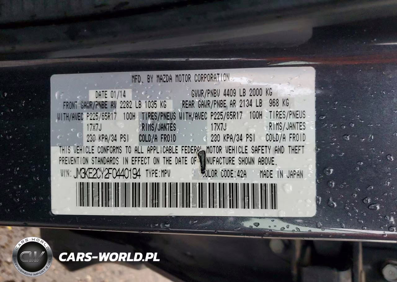 2015 Mazda Cx-5 Touring VIN:JM3KE2CY2F0440194 - 13