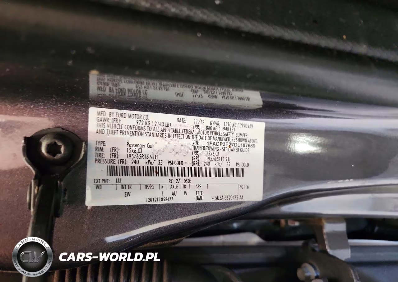 2013 Ford Focus VIN:1FADP3E27DL187689 - 12