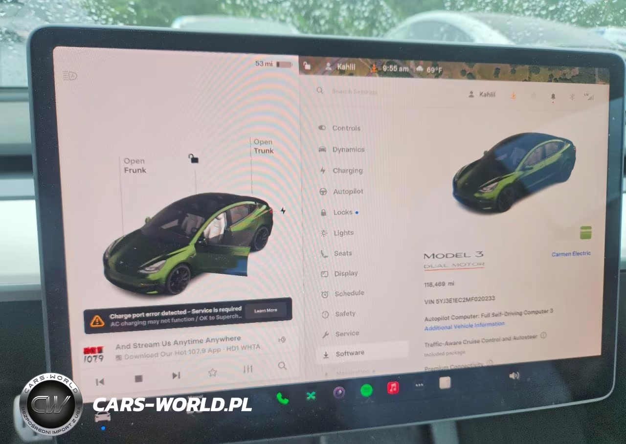 2021 Tesla Model 3 VIN:5YJ3E1EC2MF020233 - 9