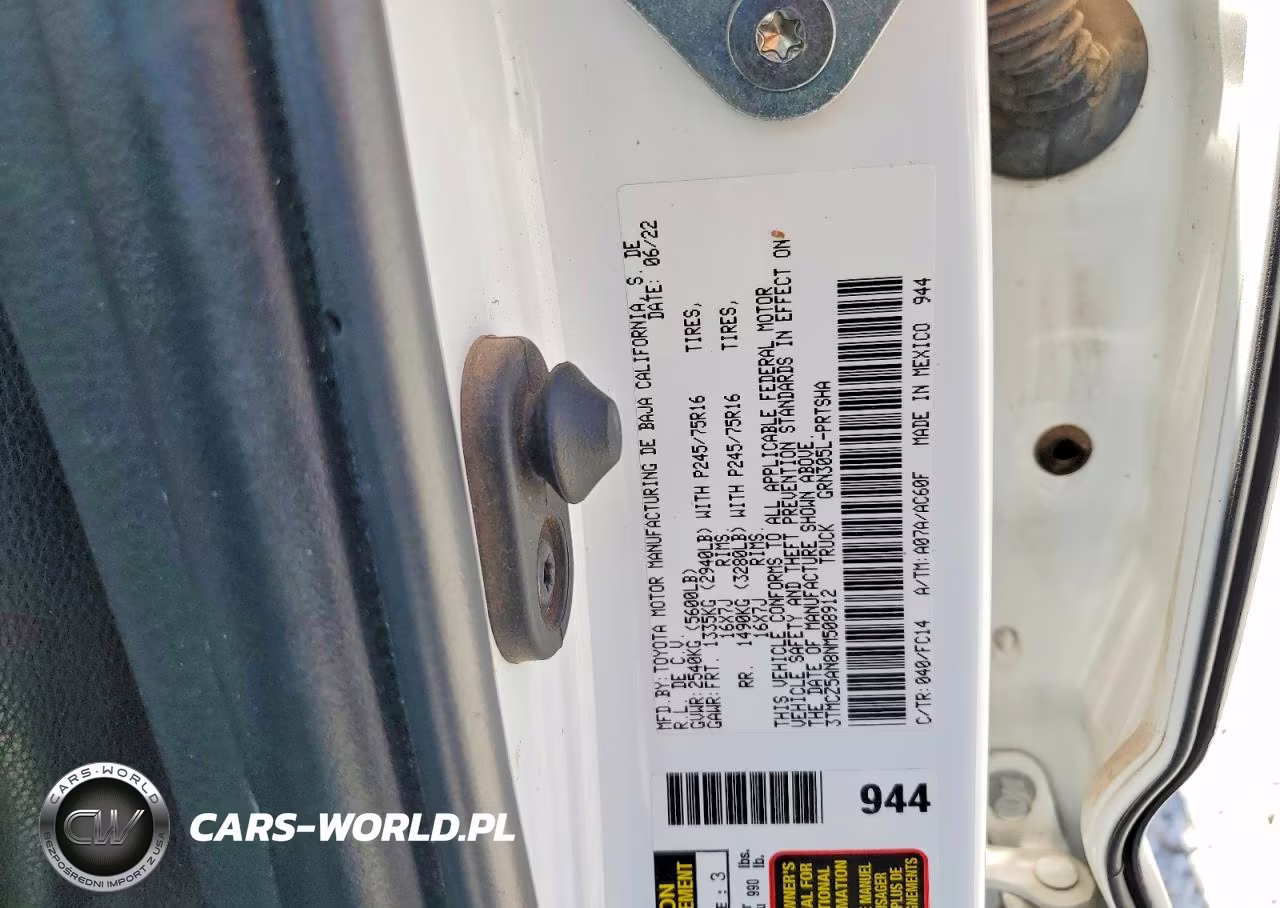 2022 Toyota Tacoma Sr5 V6 VIN:3TMCZ5AN8NM508912 - 12